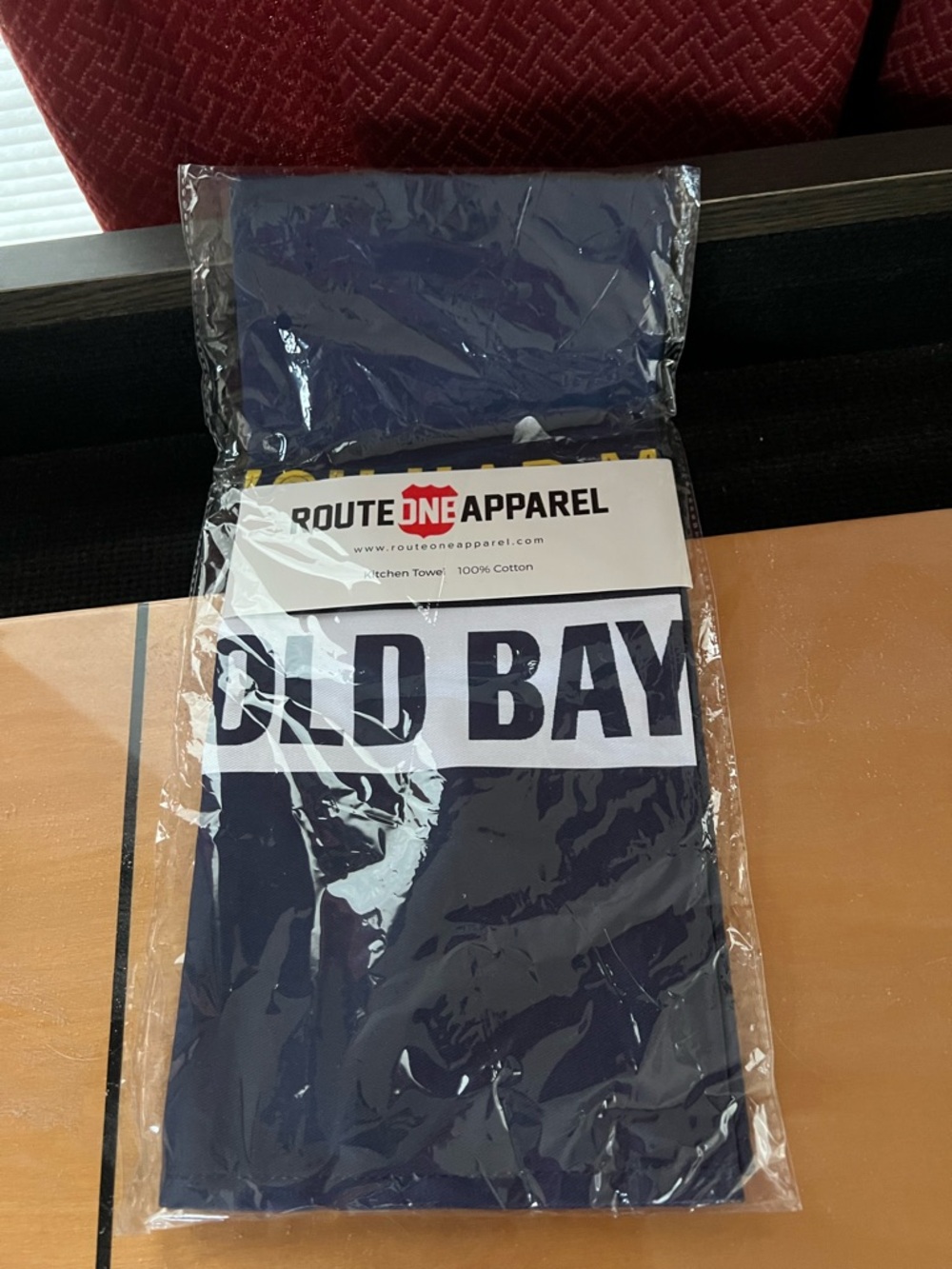 Old Bay Navy Cotton Kitchen Towel